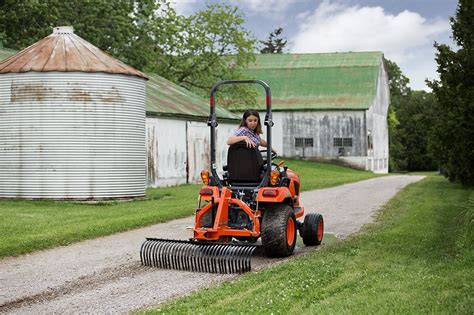 rake attachment for kubota tractor